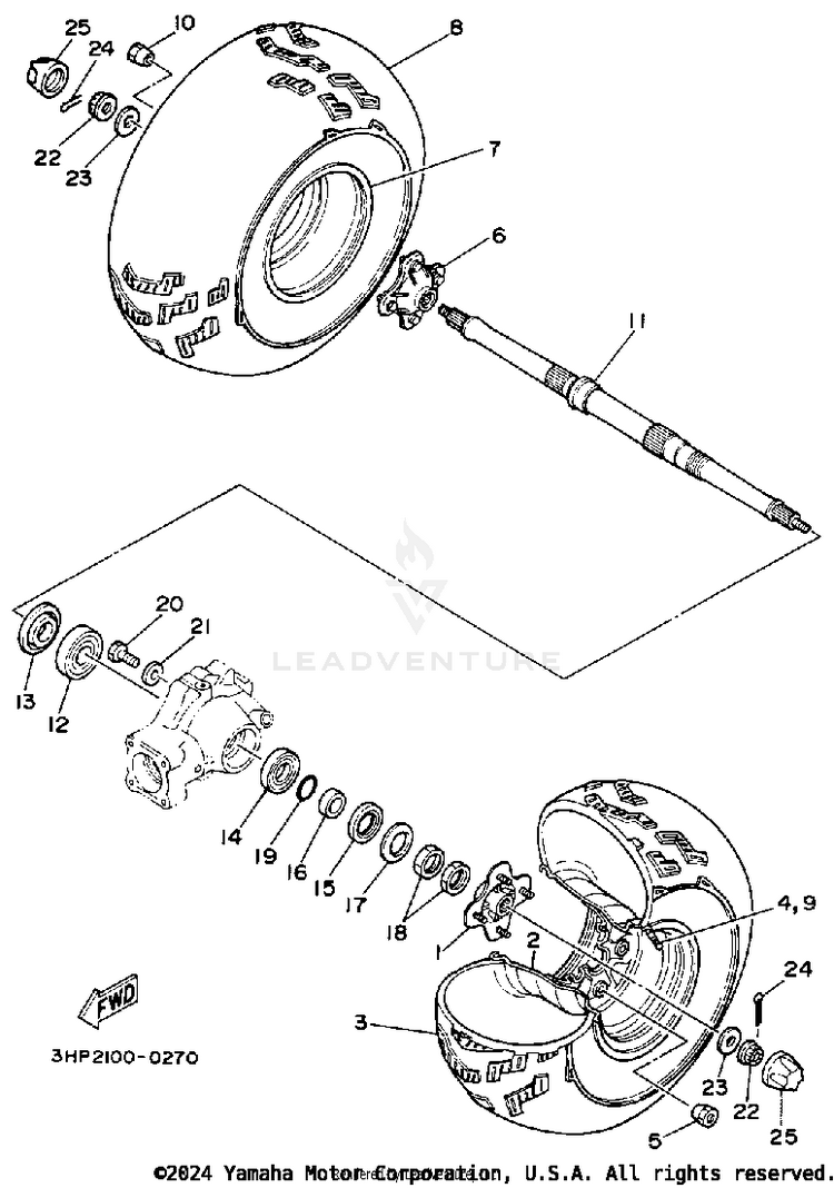Rear Wheel Schematic