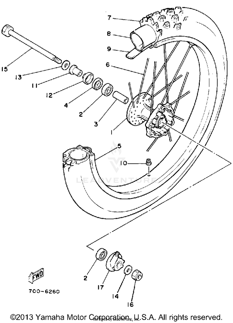 Front Wheel Schematic