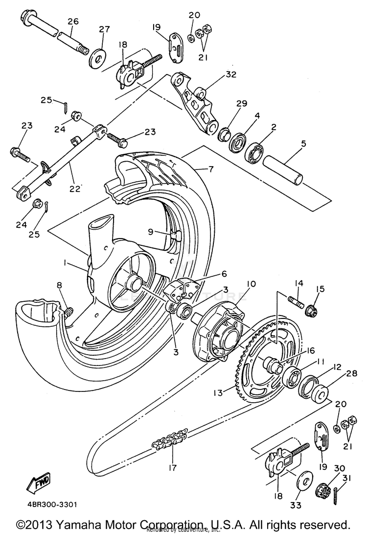 Rear Wheel Schematic