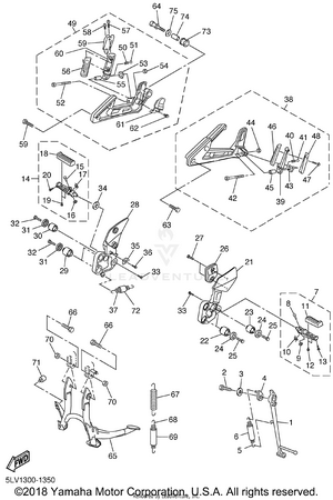 Stand Footrest Schematic