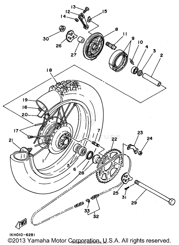Rear Wheel Schematic