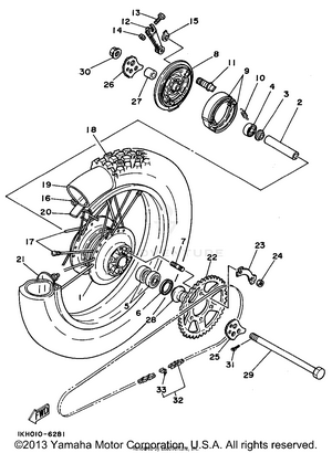 Rear Wheel Schematic