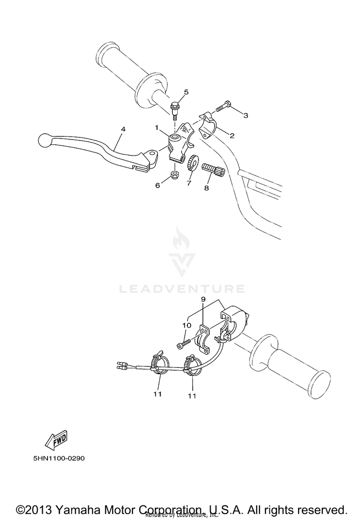 Handle Switch Lever Schematic