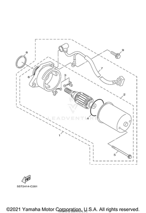 Starting Motor Schematic