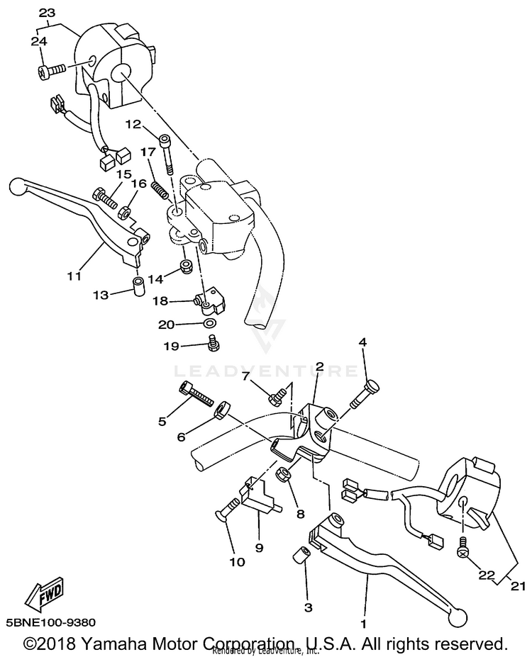 Handle Switch Lever Schematic