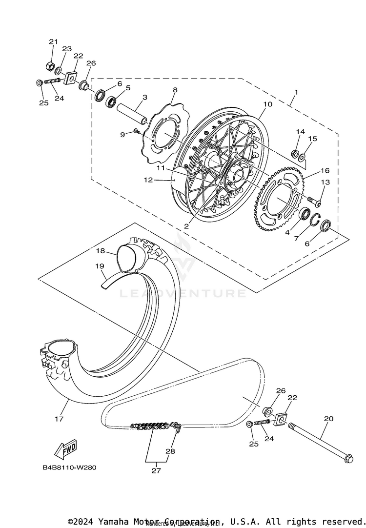 Rear Wheel Schematic