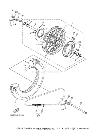 Rear Wheel Schematic
