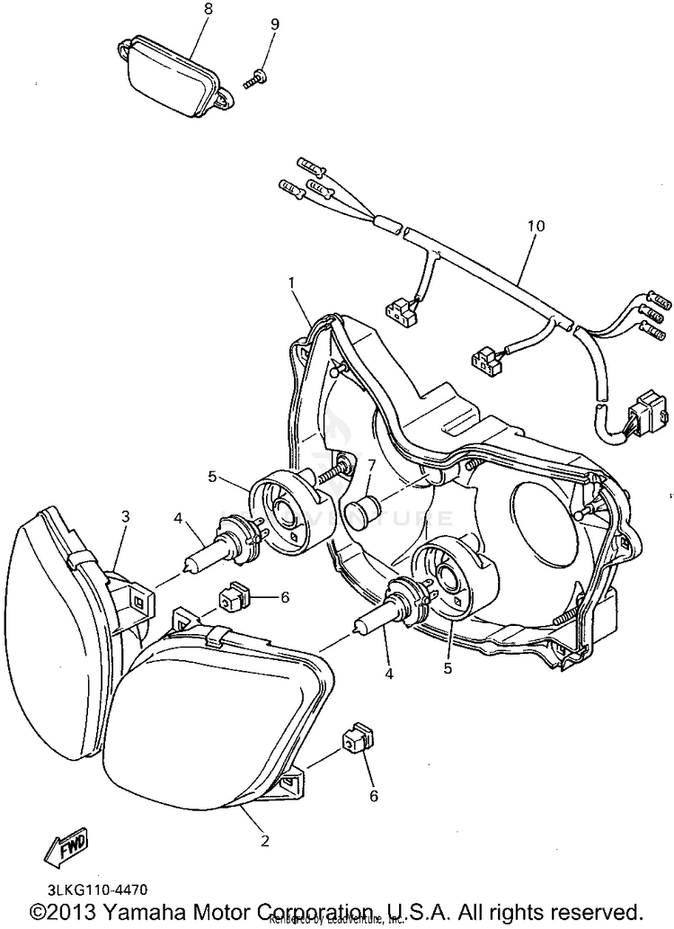 Headlight Schematic