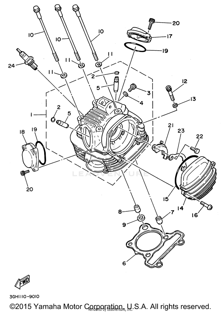 Cylinder Head Schematic