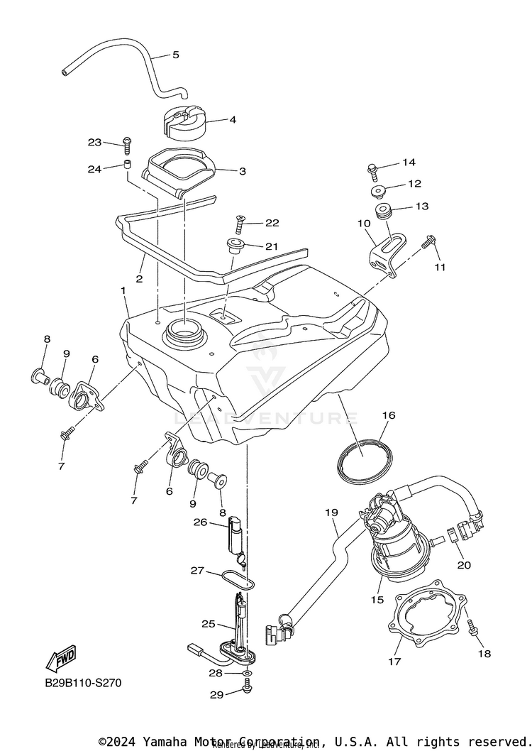 Fuel Tank Schematic