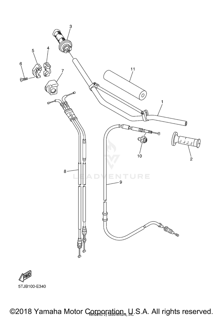 Steering Handle Cable Schematic