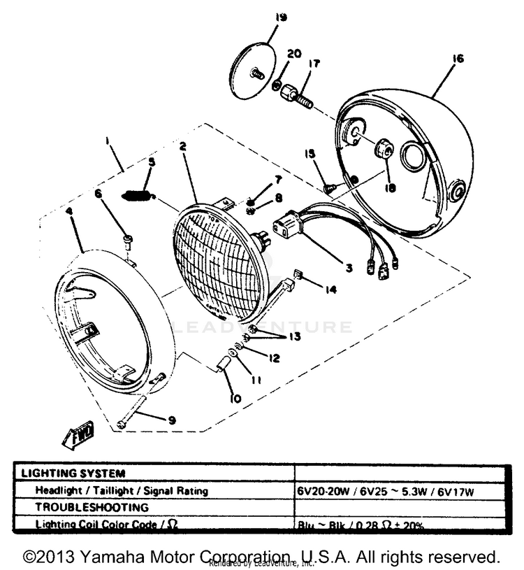 Headlight Schematic