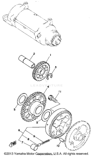 Starter Clutch Schematic