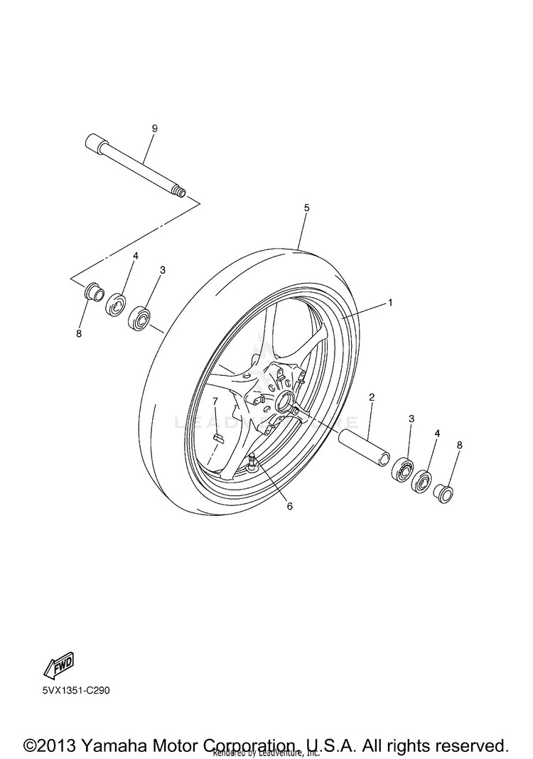 Front Wheel Schematic