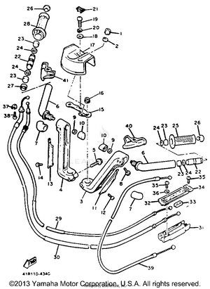 Handlebar Cable Schematic