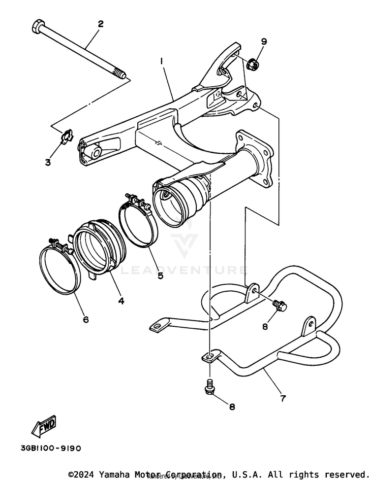 Rear Arm Schematic
