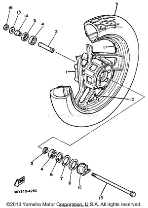 Front Wheel Schematic