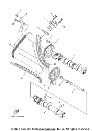 Camshaft Chain Schematic