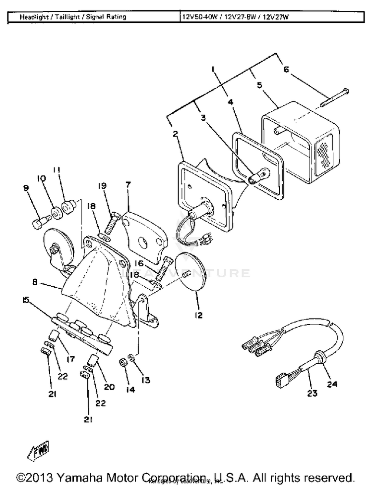 Tail Lamp Schematic