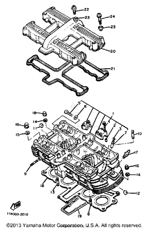 Cylinder Head Schematic