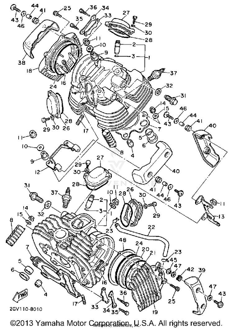 Cylinder Head Schematic