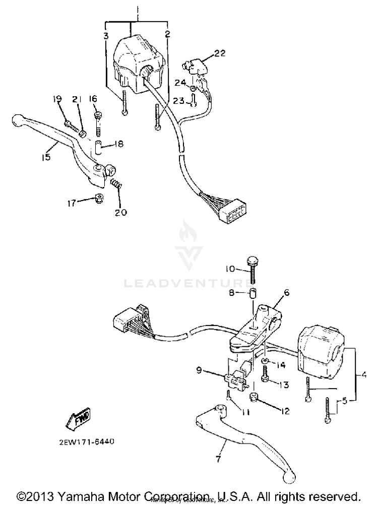 Handle Switch Lever Schematic