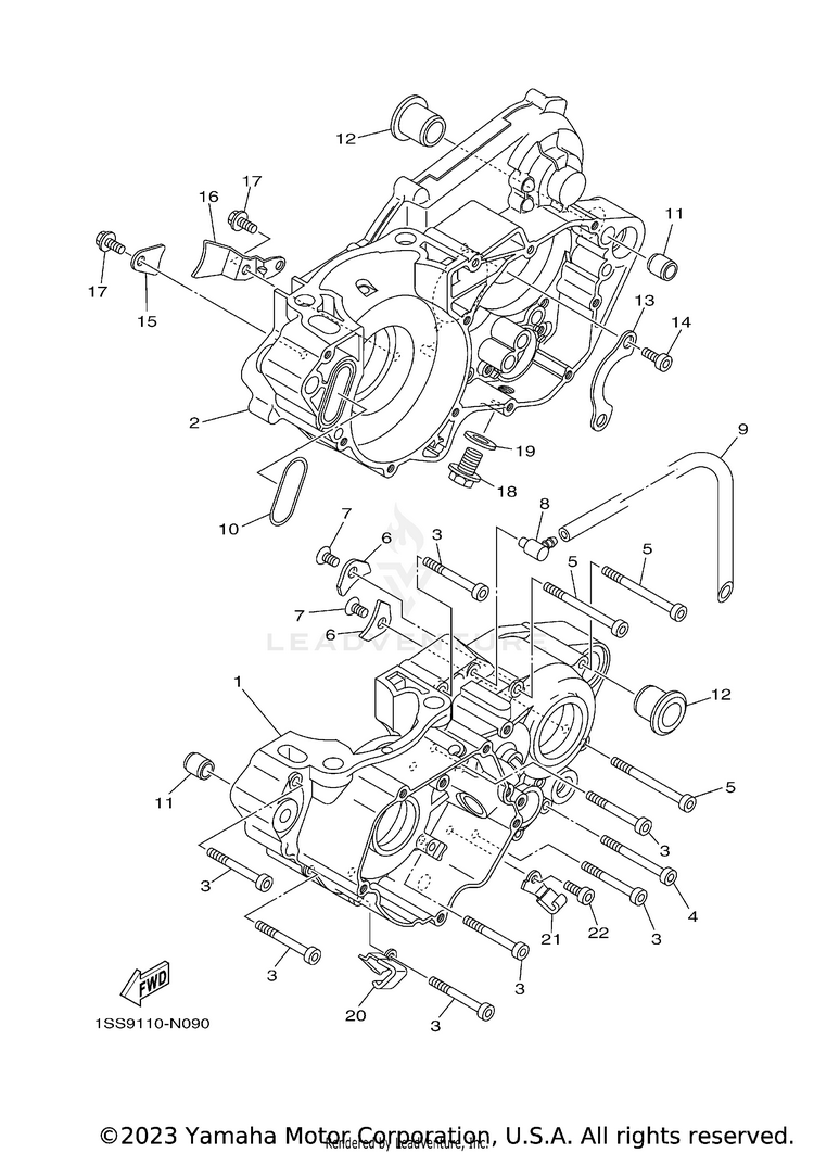 Crankcase Schematic