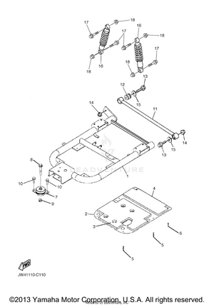 Rear Arm Suspension Schematic