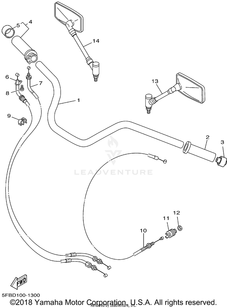 Steering Handle Cable Schematic