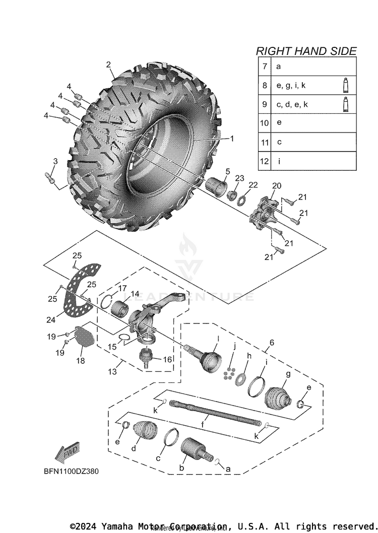 Front Wheel 2 Schematic