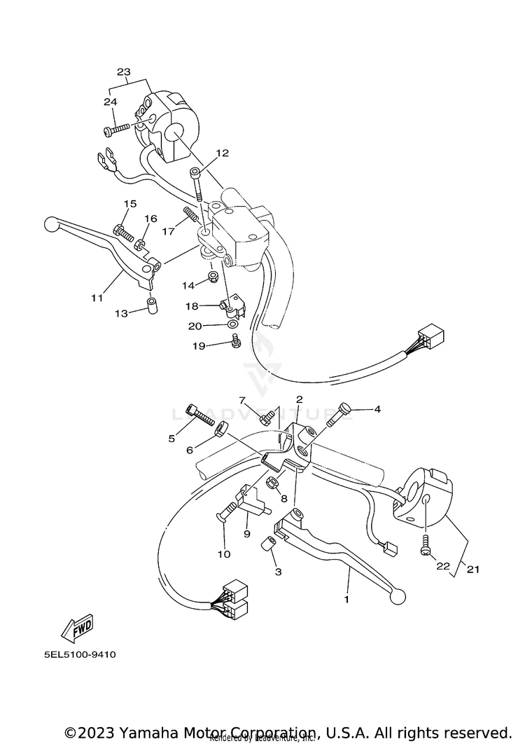 Handle Switch Lever Schematic