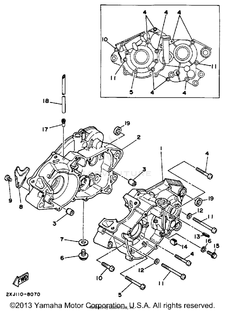 Crankcase Schematic
