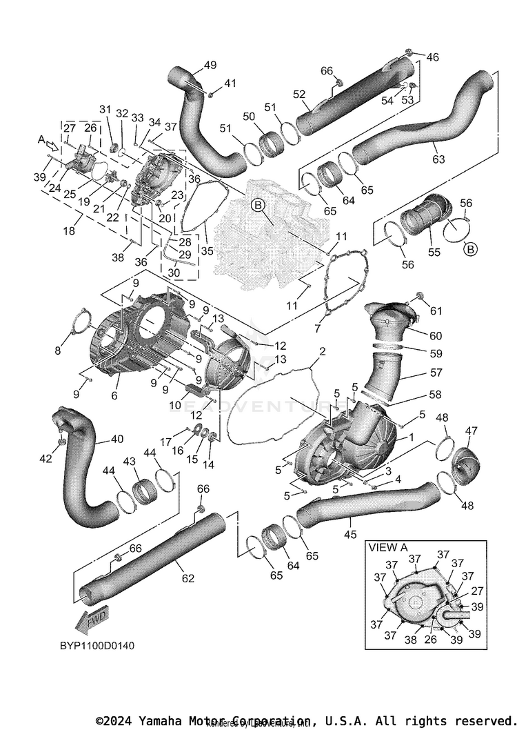 Crankcase Cover 1 Schematic