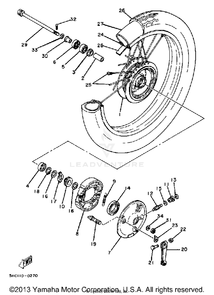 Front Wheel Schematic