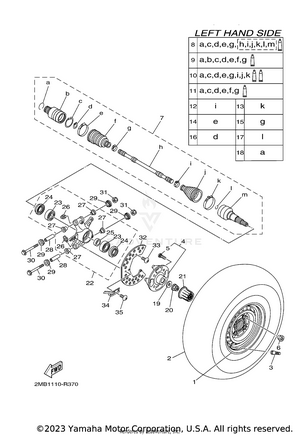Rear Wheel Schematic