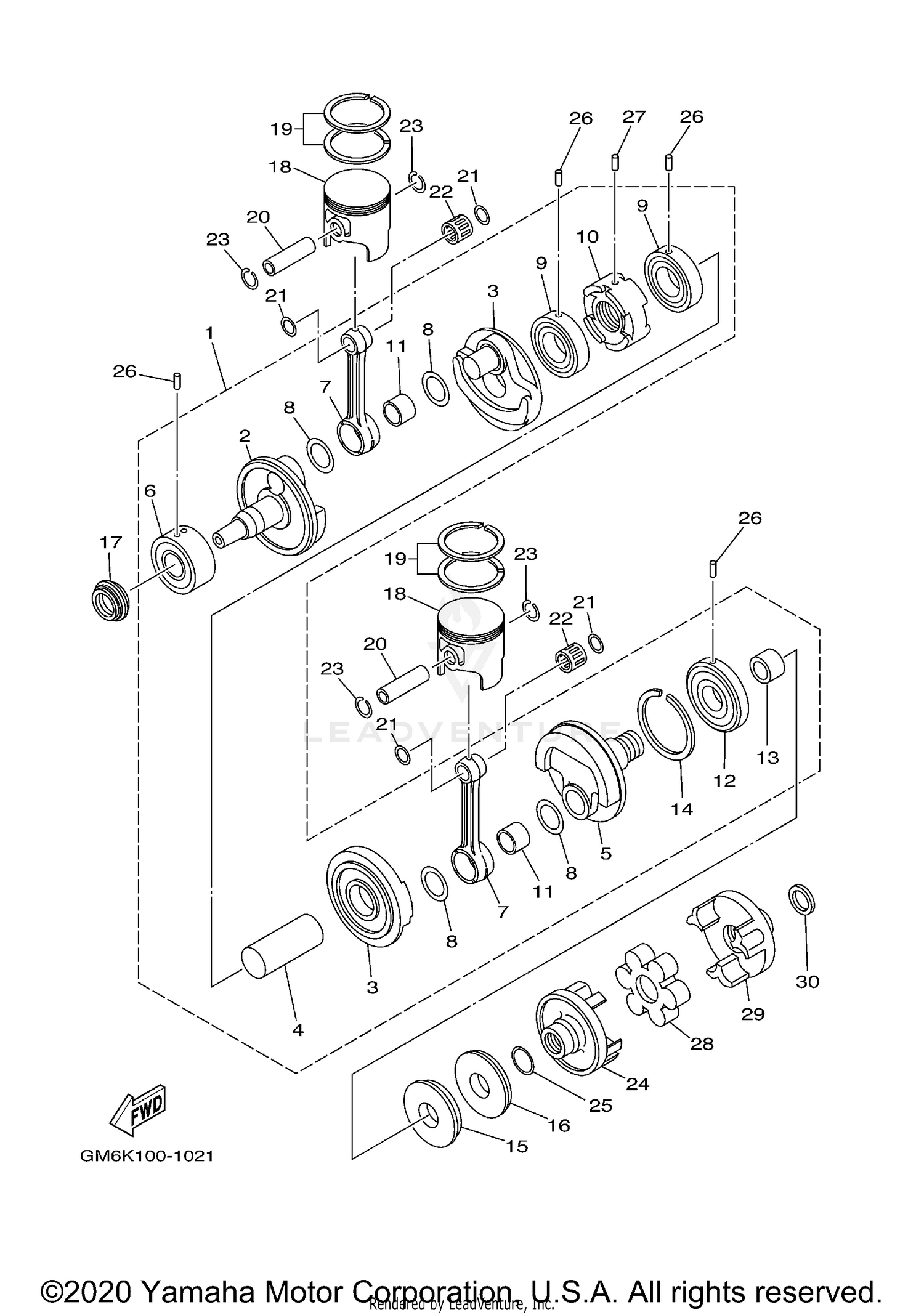 CRANKSHAFT PISTON