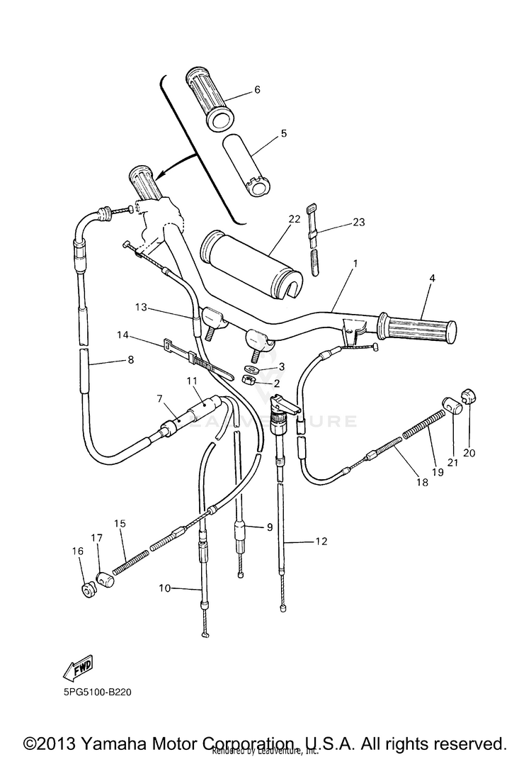 Steering Handle Cable Schematic