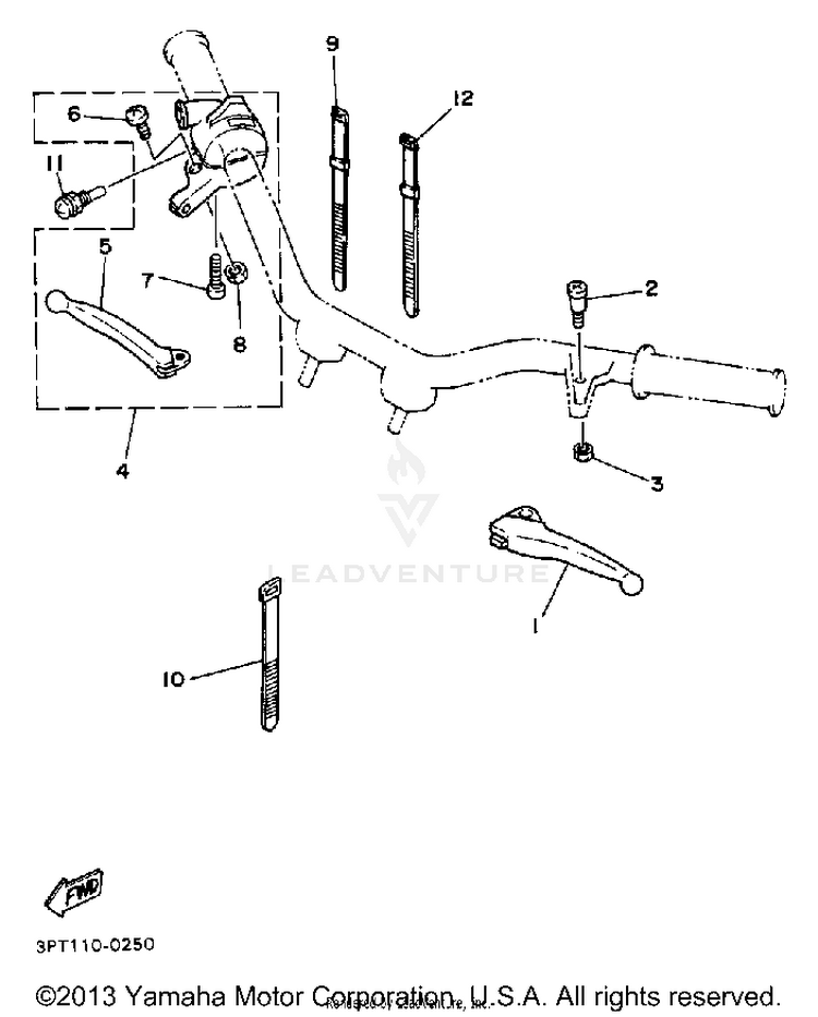 Handle Switch - Lever Schematic