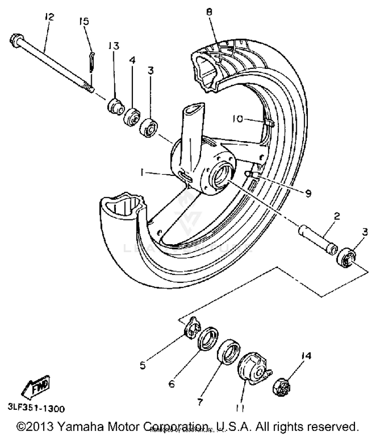 Front Wheel Schematic