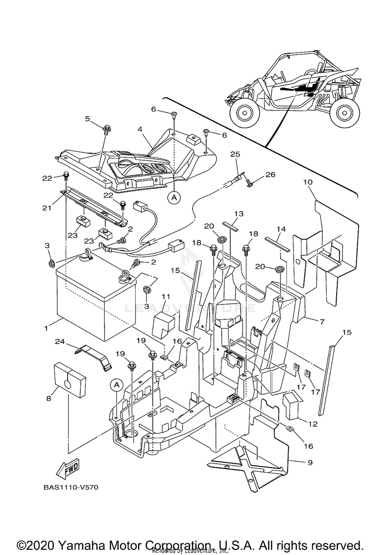 Electrical 2 YXZ1000R SS SE CAL - YXZ10YCCMW - 2021 Schematic