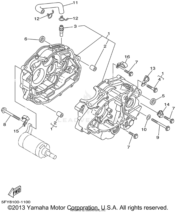 Crankcase Schematic