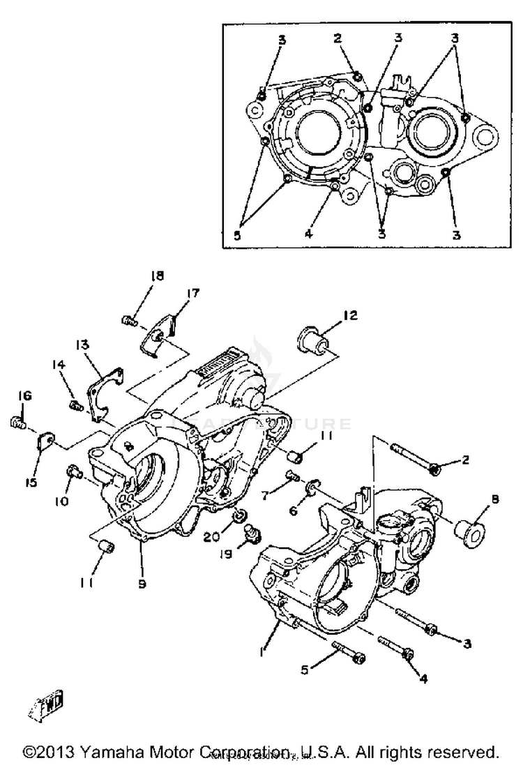 Crankcase Schematic