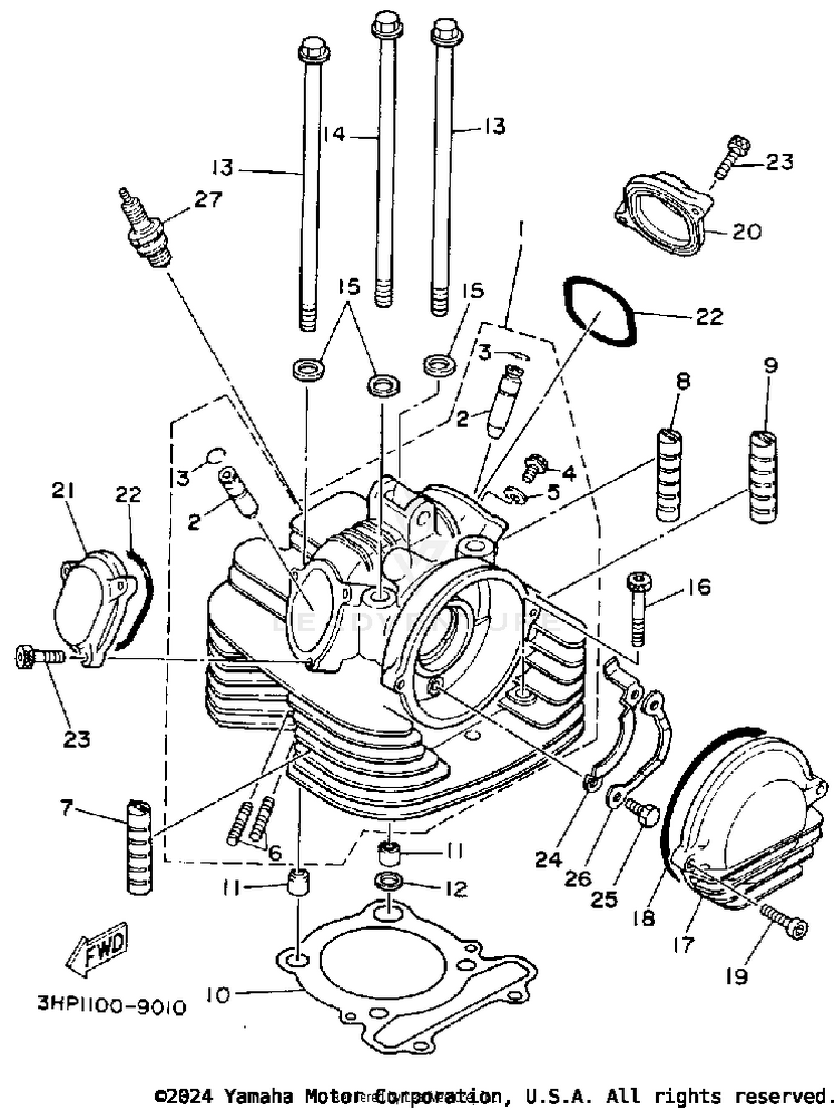 Cylinder Head Schematic