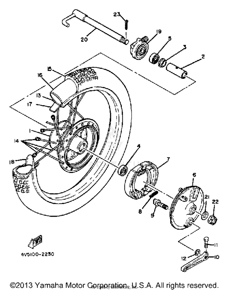 Front Wheel Schematic