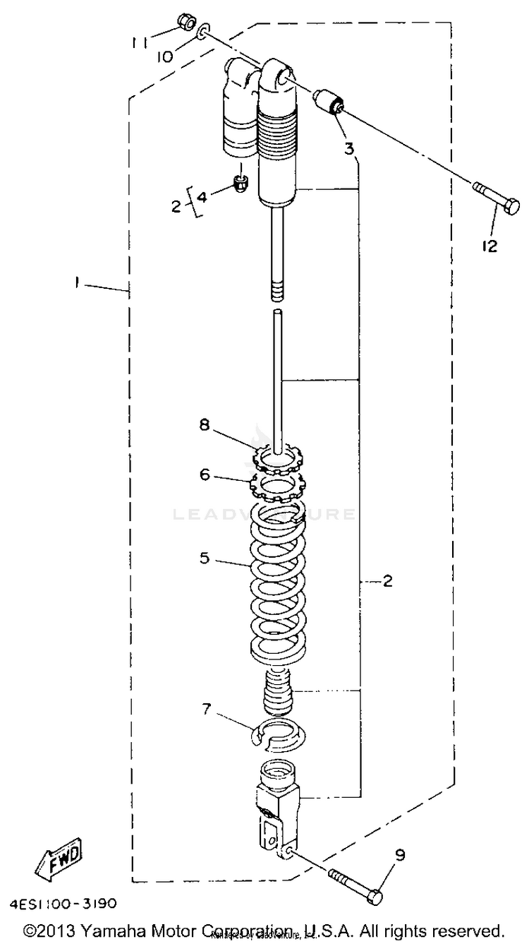 Rear Shocks Schematic