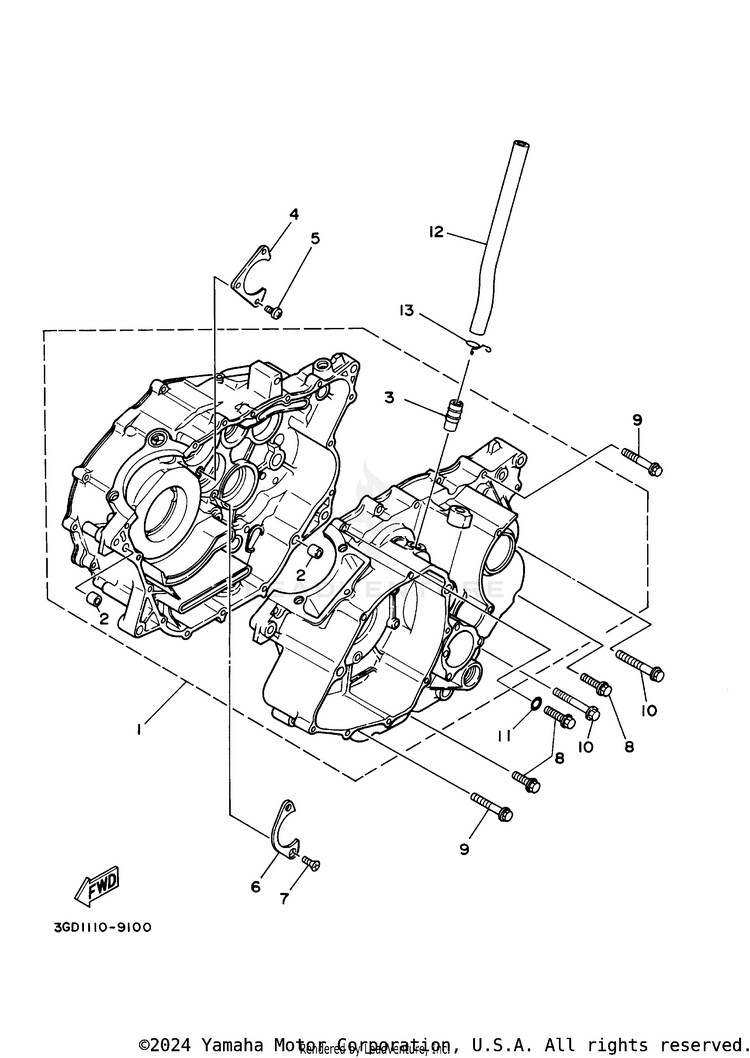 Crankcase Schematic