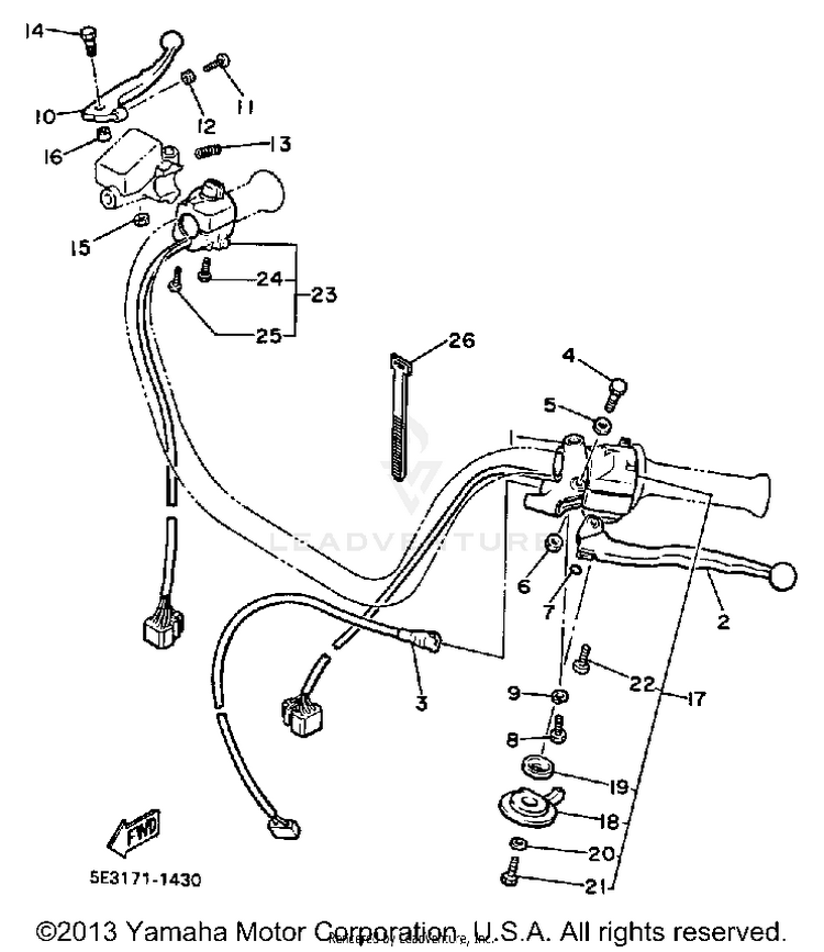 Handle Switch Lever Schematic