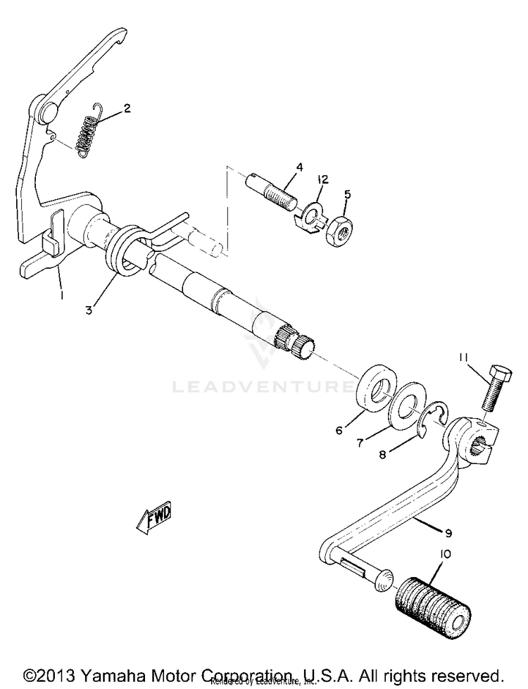 Shifter 2 AT1B - 1970 Schematic