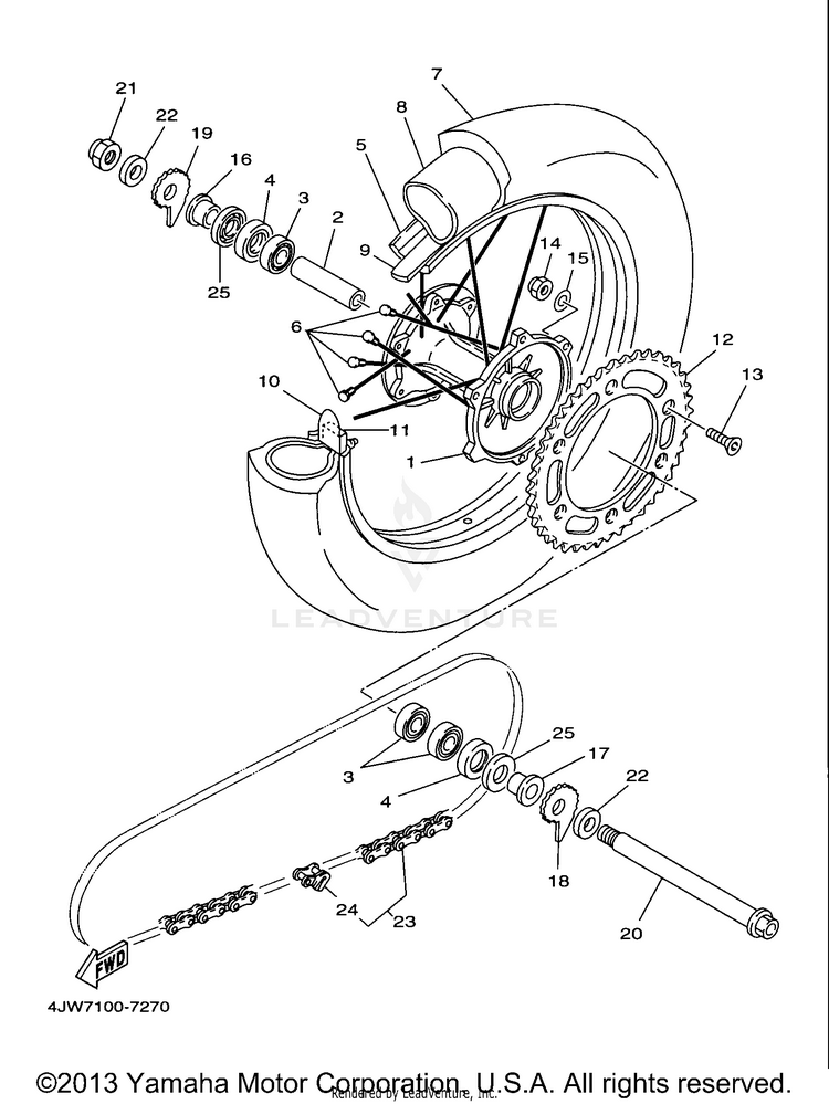 Rear Wheel Schematic