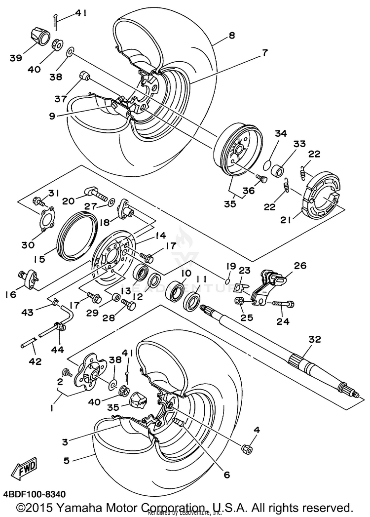 Rear Wheel Schematic